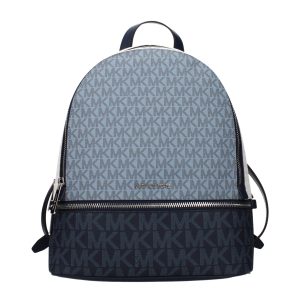 Blue Fabric Backpack