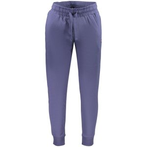 Blue Cotton Men's Track Pant