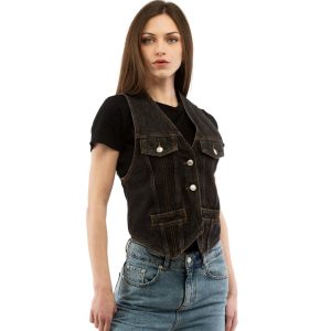 Multicolor Cotton Waistcoat