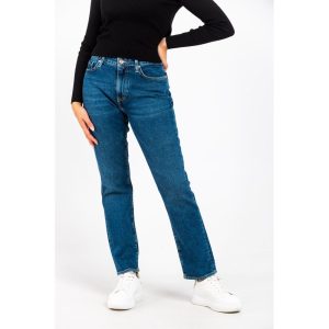 Blue Cotton Slim Fit Jeans