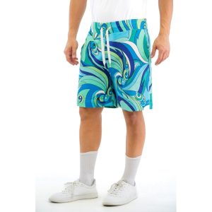 Multicolor Cotton Bermuda Shorts