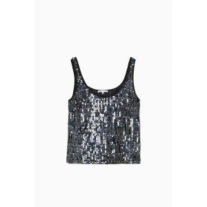 Gold Nylon Tank Tops