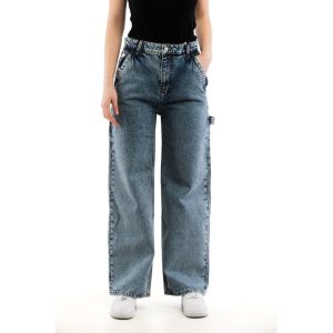 Multicolor Cotton Relaxed Fit Jeans