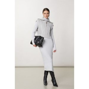 White Viscose Casual Dress