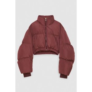 Purple Polyester Parka