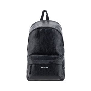 Black Calf Leather Bos Taurus Backpack