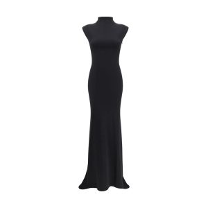 Black Viscose Cocktail Dress