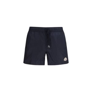 Blue Polyamide Short And Mini Shorts