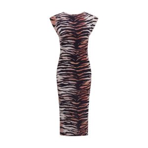 Multicolor Cotton Casual Dress