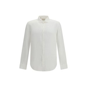 White Linen Dress Shirt