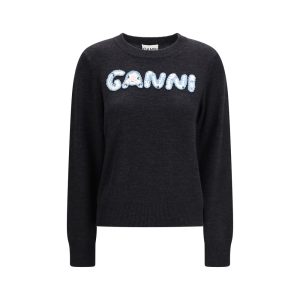 Gray Merino Wool Sweatshirt