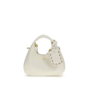 White Recycled Polyester Shoulder Bag
