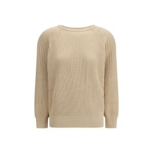 Beige Cotton Sweatshirt