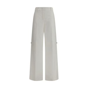 White Cotton Pants