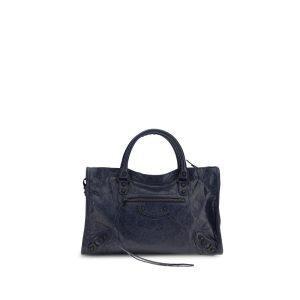 Blue Calf Leather Bos Taurus Shoulder Bag