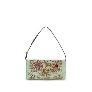 Multicolor Silk Clutch Bag