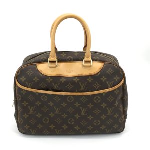 Monogram Deauville Handbag With Brown Details