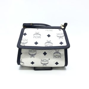 Mini Crossbody Bag White Visetos