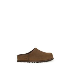 Brown Calf Leather Bos Taurus Mules