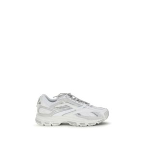 White Polyethylene Athletic Sneakers