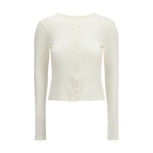 White Cotton Cardigan
