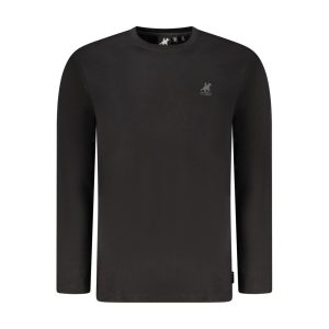 Black Cotton Men's T-Shirt