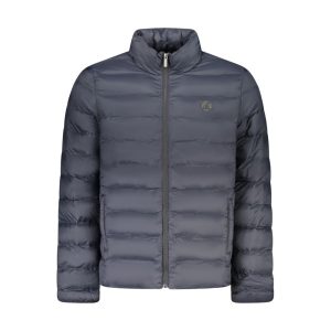 Blue Polyester Mens Jacket