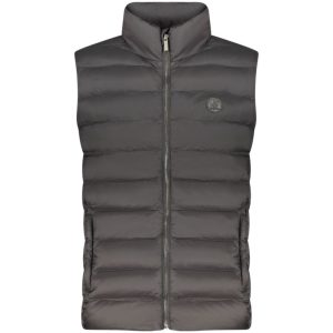 Black Polyester Men's Jacket