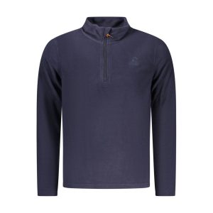 Blue Polyester Men's Sweatshirt