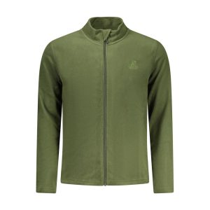 Verde Polyester Men Felpa