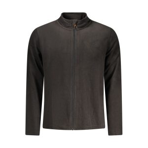 Black Polyester Mens Sweatshirt