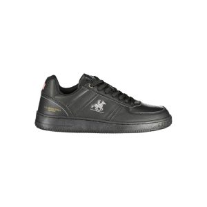 Nero Polyurethane Men Sneaker