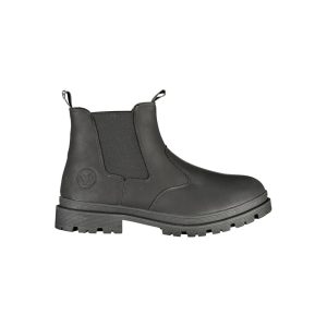 Nero Polyurethane Men's Ankle Boot