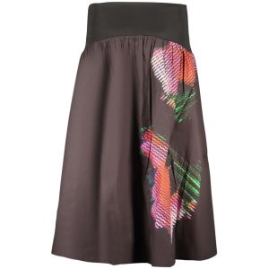 Black Cotton Women Skirt