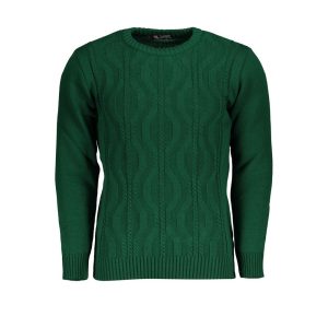 Verde Acrylic Men Sweater