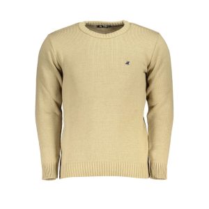 Beige Fabric Sweatshirt