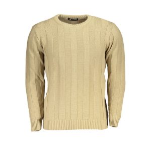 Beige Fabric Sweatshirt