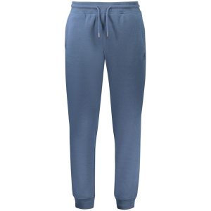Blue Polyester Men's Trouser