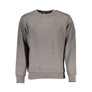 Grigio Cotton Men Sweatshirt
