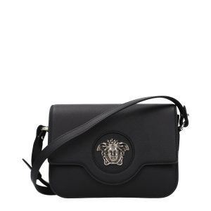 Black Leather Crossbody Bag