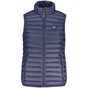 Blu Poliammide Women's Gilet