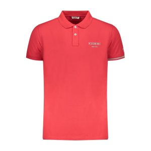 Red Cotton Mens Polo Shirt