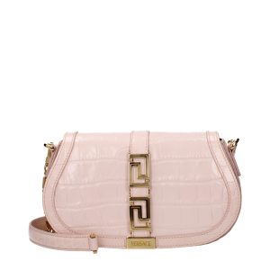 Pink Leather Shoulder Bag