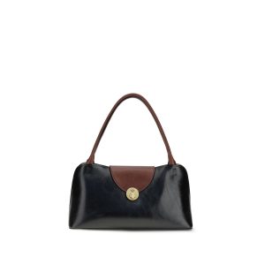 Black Calf Leather Bos Taurus Shoulder Bag