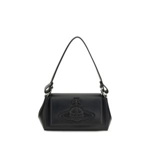 Black Polyethylene Shoulder Bag