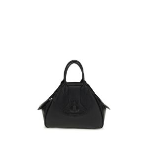 Black Calf Leather Bos Taurus Handbag