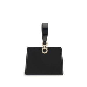 Black Calf Leather Bos Taurus Clutch Bag