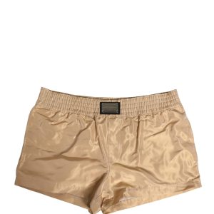 Beige Polyester Men Boxer Shorts Underwear