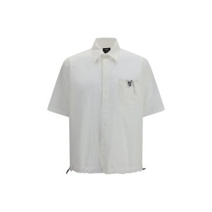 White Cotton Shortsleeve Shirt
