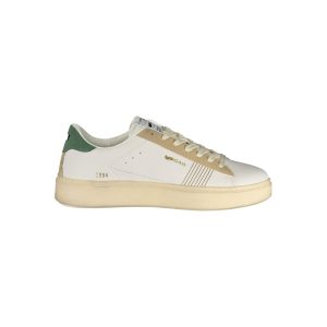White Polyurethane Men's Sneaker